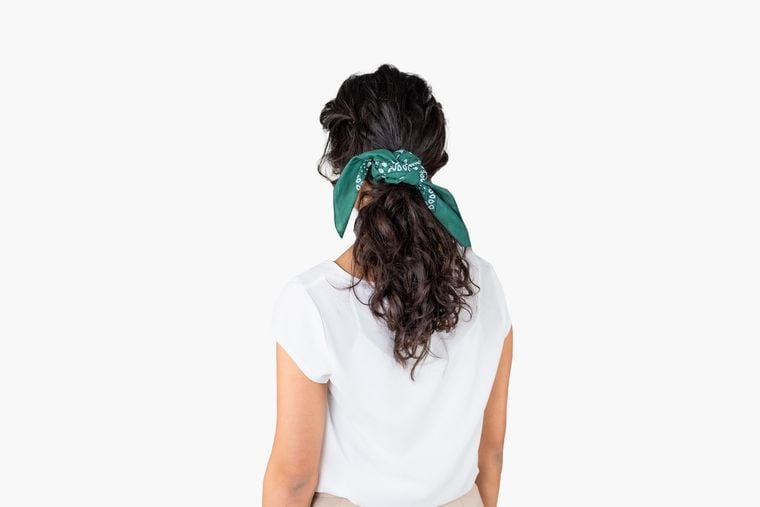Bandana als Haargummi Bandana als Haargummi