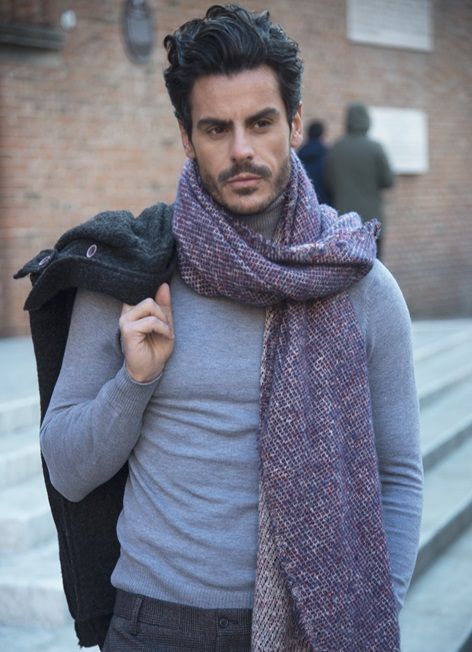 Lierys Jasila Gebreide Sjaal Dames/Heren - Made in Germany winter voor Herfst/Winter - One Size blauw-geel