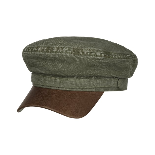Stetson Texas Pet met UV-Bescherming Dames/Heren - flat hat katoenen cap zonnecap klep voor Zomer/Winter - XL (60-61 cm) blauw